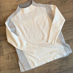 Tribal tunic/mock neck sweater